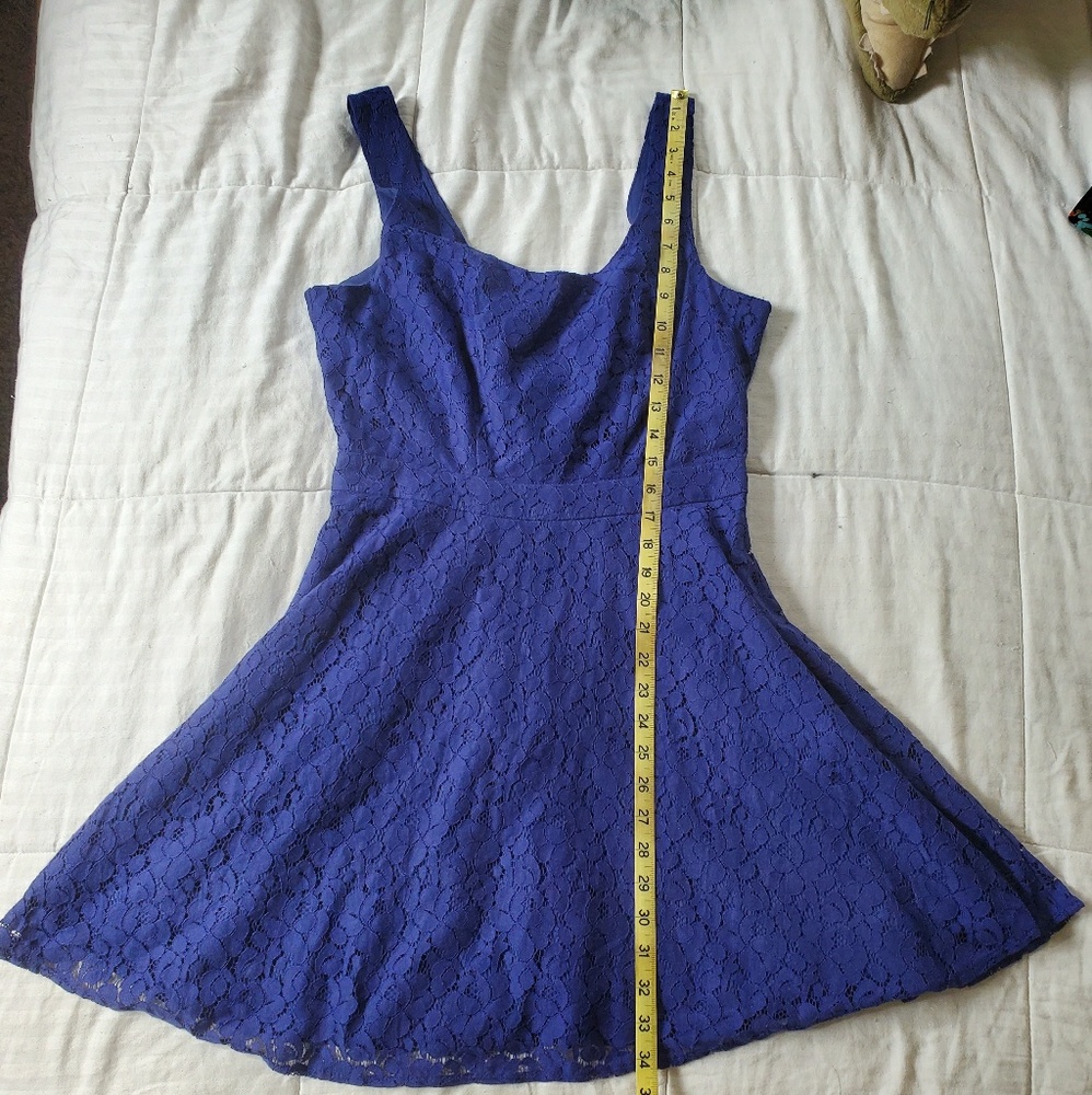 Medium sized royal blue skater dress by aeropostal